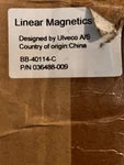Linear Magnetics 036488-009,BB-40114-C,EQ3030,W1003-0004 Controller. Fixed Price $750.00.