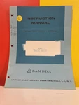 Lambda Im-lxs-c Reg. Power Supply LXS-C-5-OV, LXS-C-6, LXS-C-12, LXS-C-15 Manual. Fixed Price $49.99.