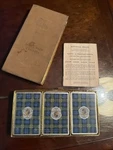 Congress Brand Three-pack Canasta Playing Card Set. Fixed Price $25.00.