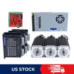 Stepperonline Axis Nema 23 Motor 425OZ.IN &driver 36V Power Cnc Kit. Fixed Price $192.00.