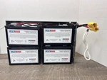 48V Ups Battery Pack 4X 12V 7.2AH Sla Agm Batteries W/ Metal Tray. Fixed Price $80.00.