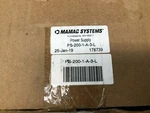Mamac Systems PS-200-1-A-3-L 1.5A Power Supply 24VDC Out. Fixed Price $54.85.