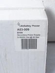 Lifesafety Power A03-009 B100 Secondary Supply Module Ctokt. Fixed Price $97.00.