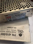 Maple Systems 4010-0005 H.v 100-240 L.v 24VDC 1.1A Switching Power Supply Uss. Fixed Price $30.00.