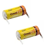 2X Omnicel ER14335 3.6V 1.65AH 2/3AA Lithium Battery W/ Tabs Sensors Detectors. Fixed Price $19.95.
