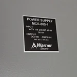 Warner Electric MCS-805-1 Power Supply MCS8051 90VDC Magnetic ER-1225 Brake. Fixed Price $395.00.
