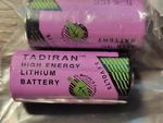 Tadiran High Energy 3.6 Volt, 1450 Mah, 2/3 Aa Lithium Batterynew Free Ship. Fixed Price $26.31.