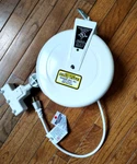 Power Supply Reel, Triple Receptacle Commercial Grade Saftlite 2630-3019. Fixed Price $85.50.