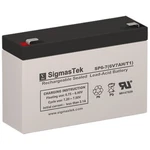 6V 7AH Mighty Max ML7-6 Battery Replacement Maintenance-free By Sigmastek. Fixed Price $15.49.