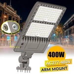 400W Led Parking Lot Pole Light Dusk To Dawn Shoebox Fixture -60000LM AC277-480V. Fixed Price $231.27.