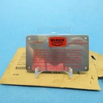 Warner Electric 5301-101-007 Brake Clutch Instruction Plate. Fixed Price $14.99.