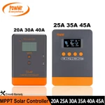 Powmr Mppt Solar Charge Controller 20A-45A 12V/24V Lcd. Fixed Price $160.50.