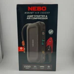 Nebo Assist Air 1500XP Jump Starter And Compressor 44.4WH Power Supply Box. Fixed Price $100.00.