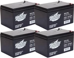 Interstate Batteries 12V 12AH Battery (4-COUNT) (F2 Terminal) Sla Agm Vrla Re.... Fixed Price $250.35.
