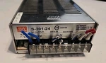 Mean Well S-201-24 Ac-dc Power Supply, IN:100-120, 200-240VAC Out: 24VDC 8.3A. Fixed Price $44.99.