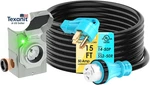 Ul Listed Amp 15FEET Generator Cord And Power Inlet Box Combo Kit Nema 14-50P. Fixed Price $161.14.
