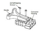 SB120-HDL-RED Anderson Original Handle For Battery Connector. Fixed Price $9.00.