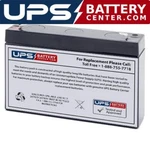 Sigmas SP6-9HR 6V 9AH F2 Replacement Battery. Fixed Price $22.99.