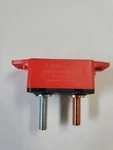 Optifuse ACBP-V-50C Type Short Stop Circuit Breaker, In-line Mount, Red, 50A. Fixed Price $5.50.