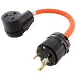 Ac Connectors 1.5 Ft. 10/3 Amp 125-VOLT L5-30P Generator Locking Plug 6-50. Fixed Price $76.99.