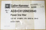Eaton Cutler Hammer AGS+CH120N030040 Surge Protector Line Filter A0GS1H1670. Fixed Price $800.00.