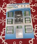 Westinghouse Super Pack Battery Charger + 10 Rechargeable Batteries Included. Fixed Price $29.99.
