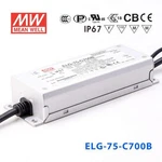 Mean Well ELG-75-C700B Power Supply 75W 700MA Dimmable. Fixed Price $43.57.