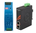 Antaira INJ-C200G-BT-T And Mean Well NDR-120-48. Fixed Price $50.00.