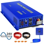 Xyz Invt 3500W Pure Sine Wave Inverter 24V Dc To Ac 110V 120V Remote Camp Rv. Fixed Price $499.99.