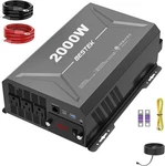 2000W Car Power Inverter, Dc 12V To 110V Ac Converter Outlet Adapter With. Fixed Price $269.85.