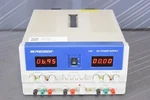 Bk Precision 1761 Dc Power Supply, (2) 35 V/3 A; 6.5 V/5 A, 175 W, Triple Output. Fixed Price $174.95.