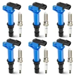 Hurotoms 6PCS Ignition Coil Pack And Blue & Spark Plugs. Fixed Price $116.50.