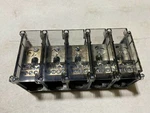 1X Ferraz Shawmut 66583 & 66582 Five Pole Power Distribution Block W/cover, Nos. Fixed Price $131.24.