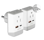 Ceptics European Greece Italy Switzerland Turkey Travel Plug Adapte-type C, E/f. Fixed Price $24.99.