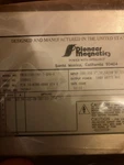 Pioneer Magnetics PM36216B-10P-1-6PH-H Power Supply 5334 Watts Proton Hydrogen. Fixed Price $5000.00.