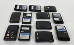 Lot Of (12) Used Motorola Radio Batteries 10X JMNN4024C JMNN4024B Untested. Fixed Price $49.99.