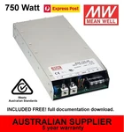 Meanwell RSP-750 Power Supply 750W 12V 15V 24V 27V 48V Dc Year Warranty. Fixed Price $357.50.