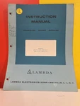 Lambda Im-lxs-c Power Supply LXS-C-5-OV, LXS-C-6, LXS-C-12, LXS-C-15 Manual. Fixed Price $49.99.