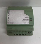 Guaranteed! Phoenix Contact 1.5A 24V Power Supply STEP-PS-100-240AC/24DC/1.5. Fixed Price $19.95.