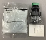 Allen-bradley 800H-16JRG2KB7AX 3-POS Illuminated Green Selector Switch (B96). Fixed Price $135.00.