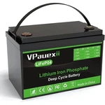 Vpauexii 12V LIFEPO4 BATTERY,100AH Lithium For Off-grid,rv, Solar,marine. Fixed Price $175.00.