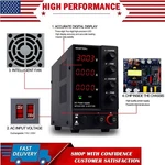 Adjustable Dc 0-30V 60V 120V 6A 10A Power Supply Lab Variable Regulated Source. Fixed Price $46.21.