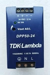 Tdk-lambda DPP50-24 Rail Power Supply Input 115/230VAC Output 24VDC 50W. Fixed Price $199.00.