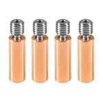Diann 4PCS All Bimetal Heatbreak Copper Titanium TC4 Throat High Temper.... Fixed Price $17.21.
