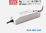 Mean Well HLN-40H-54B Power Supply 40W 54V IP64, Dimmable. Fixed Price $35.00.