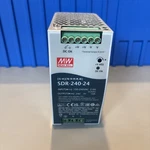 Mean Well SDR-240-24 DC24V Power Supply 88 264 Vac VDC/10 240W Din-rail. Fixed Price $120.00.