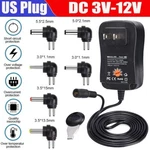 Universal Ac To Dc 3V 12V Adjustable Power Adapter Supply Charger Electronics. Fixed Price $10.99.