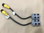 Lot Of Lumberg Asbv 4/3-138-RS120M/1F Sensor Distribution Block #23F24. Fixed Price $12.99.