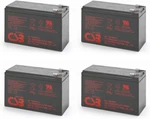 Lot Of Csb HR1234WF2 High Rate 12V Sla Battery W/ .25" Terminals. Fixed Price $115.99.