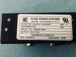 Elpac Power Systems Solv 15-24 W/ovp Supply. Fixed Price $97.00.